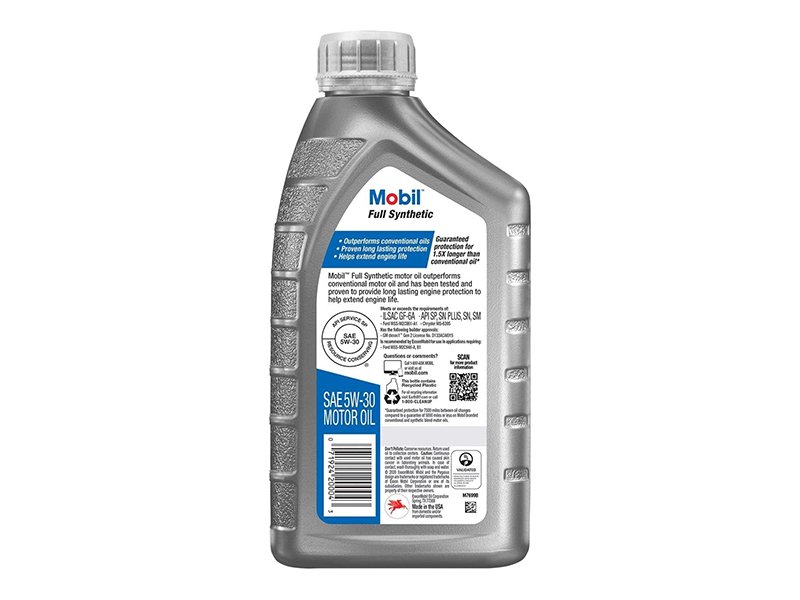 Mobil Full Synthetic 5W-30 1qt 2 Mobil Full Synthetic 5W-30 1qt - Image 2